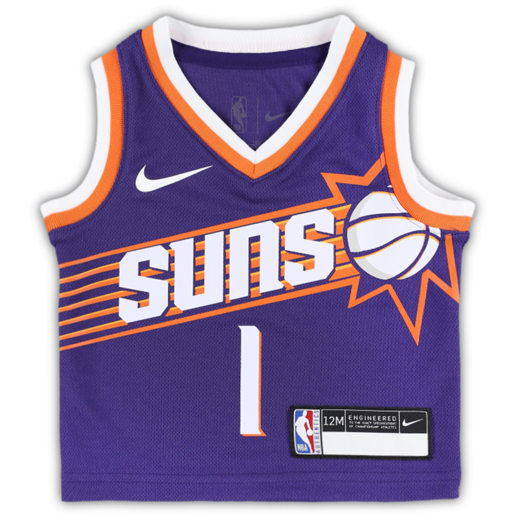Phoenix Suns infant phoenix suns devin booker nike purple swingman player jersey – icon edition Collection | Official Suns Shop
