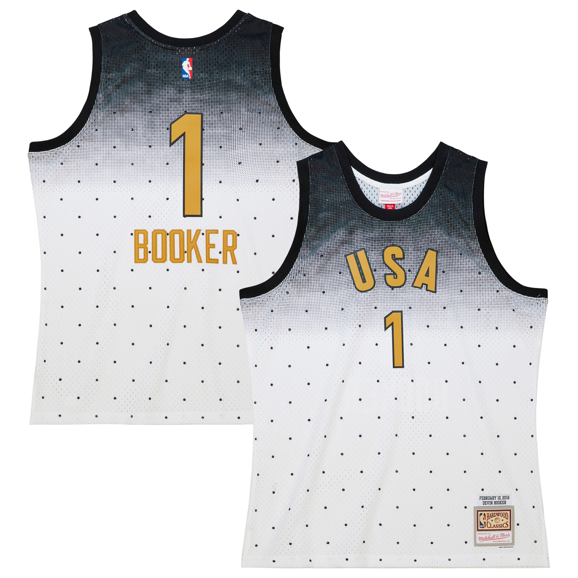 Phoenix Suns mens 2016 nba rising stars challenge devin booker mitchell  ness white hardwood classics swingman jersey Collection | Official Suns Shop