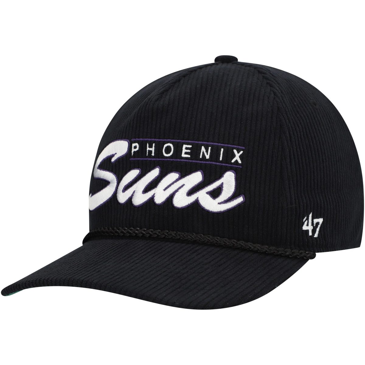 Phoenix Suns mens phoenix suns 47 black double header sidepatch cord hitch adjustable hat Collection | Official Suns Shop