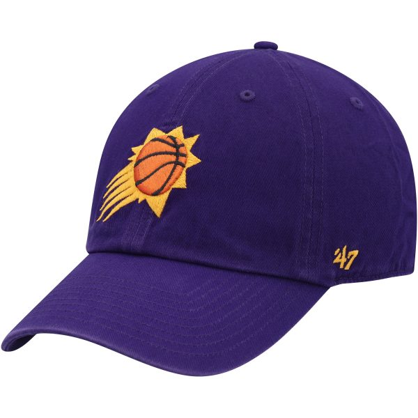 Phoenix Suns mens phoenix suns 47 purple team logo clean up adjustable hat Collection | Official Suns Shop