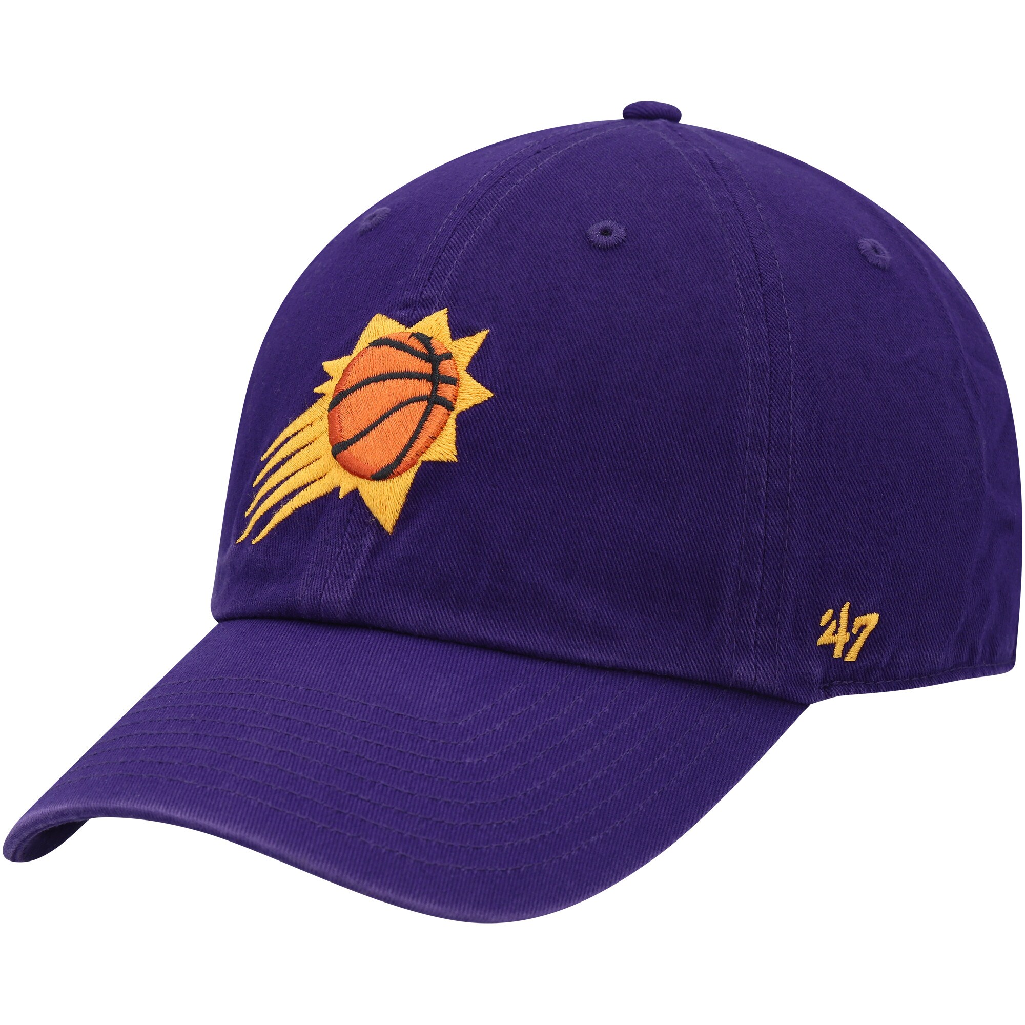 Phoenix Suns mens phoenix suns 47 purple team logo clean up adjustable hat Collection | Official Suns Shop