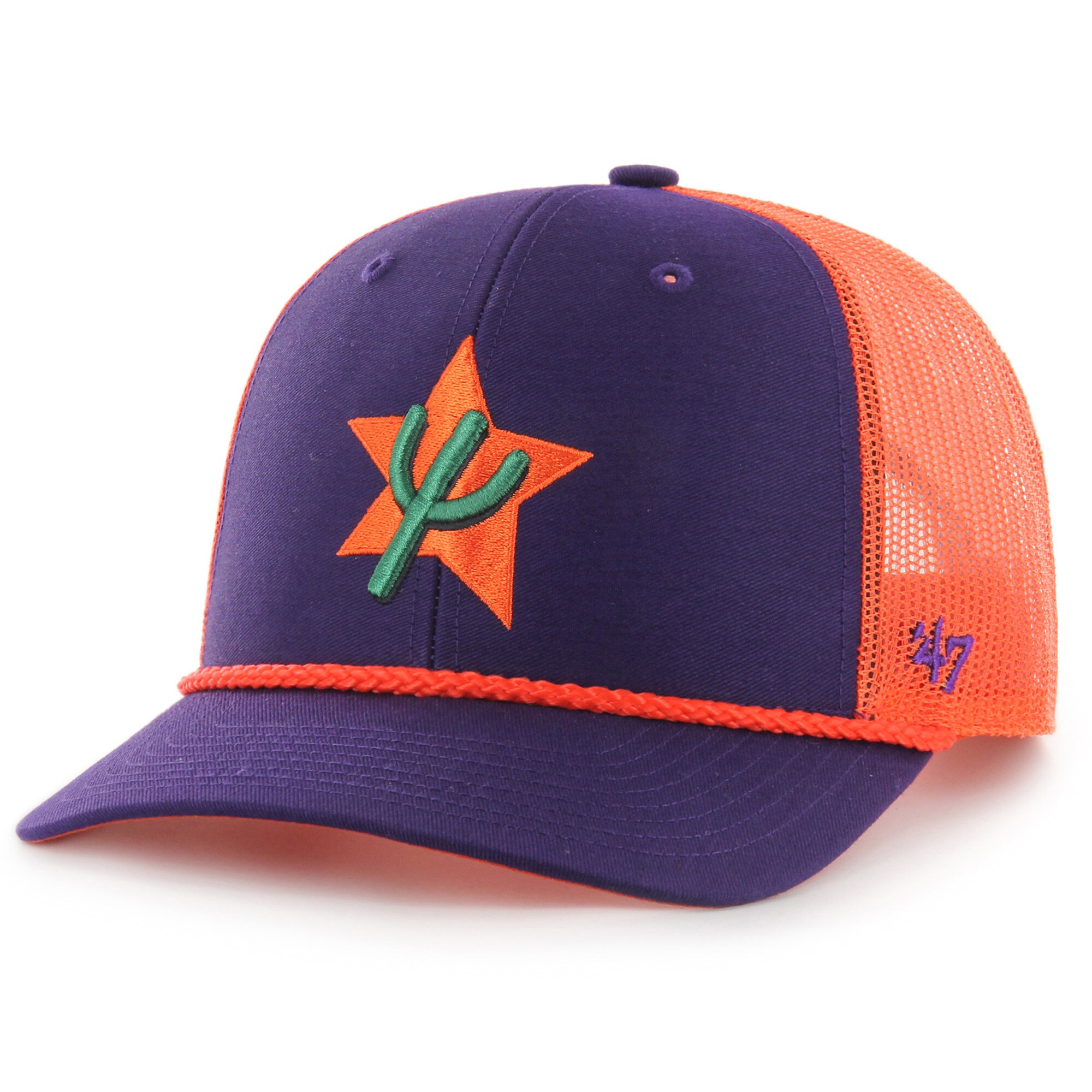 Phoenix Suns mens phoenix suns 47 purpleorange 202425 city edition trucker adjustable hat Collection | Official Suns Shop