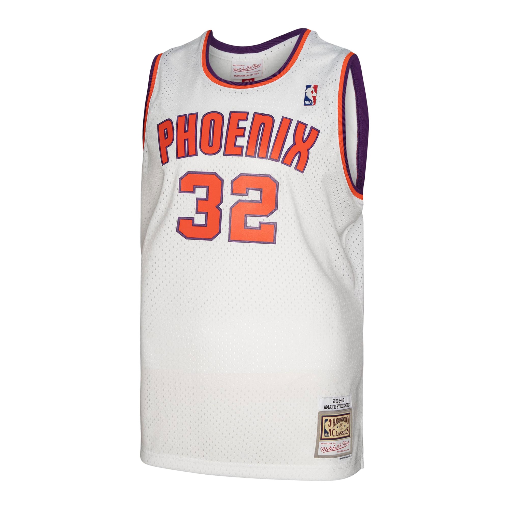 Phoenix Suns mens phoenix suns amare stoudemire mitchell  ness white 200203 hardwood classics swingman jersey Collection | Official Suns Shop