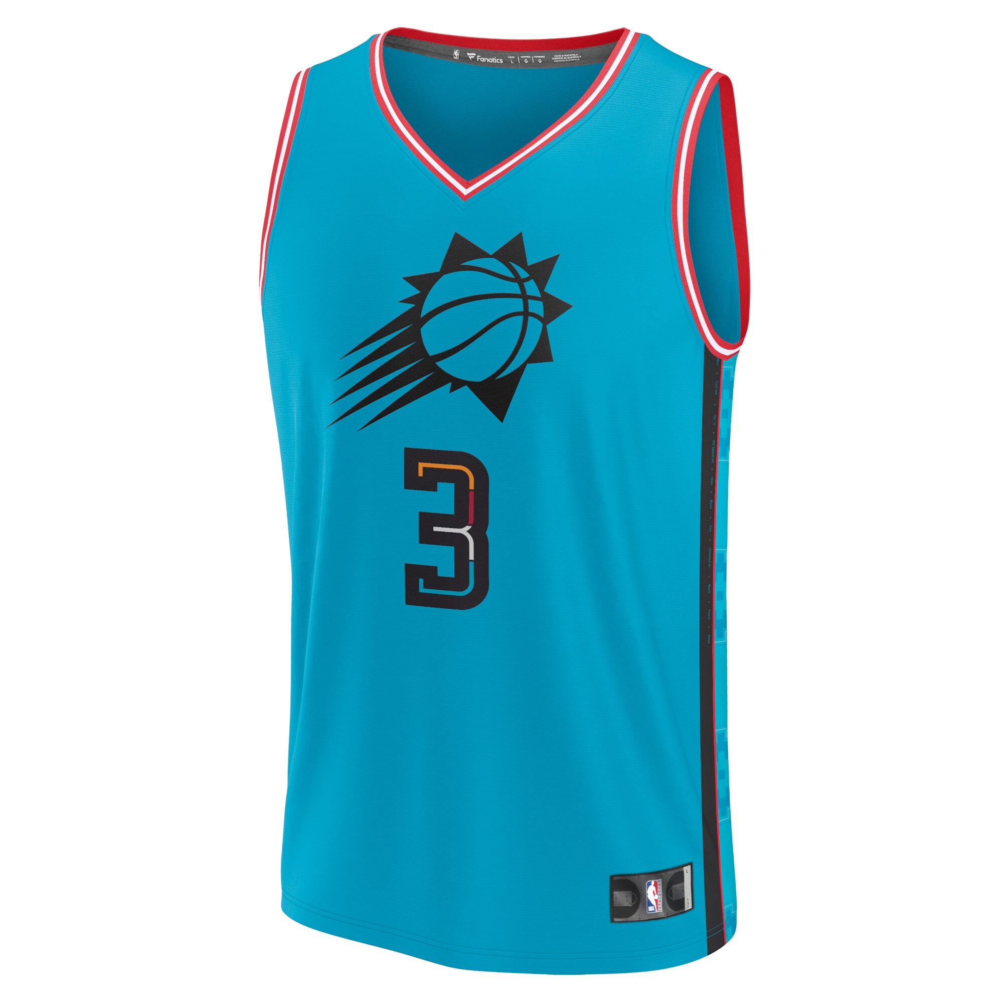 Phoenix Suns mens phoenix suns chris paul fanatics teal fastbreak jersey – city edition Collection | Official Suns Shop