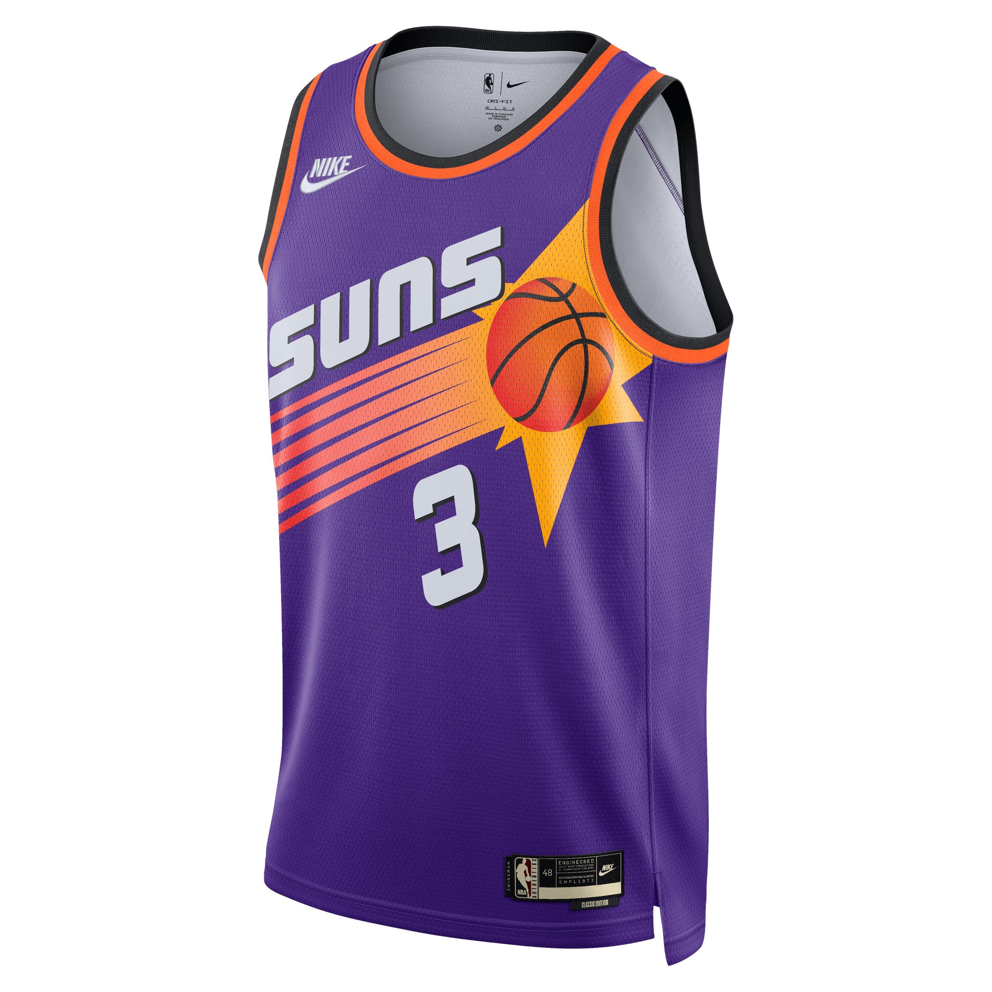 Phoenix Suns mens phoenix suns chris paul nike purple swingman jersey – classic edition Collection | Official Suns Shop