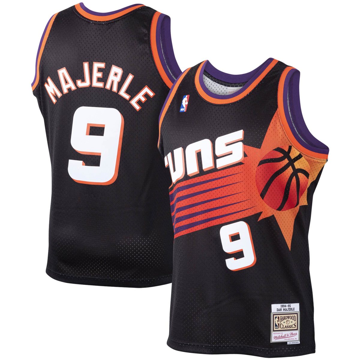 Phoenix Suns mens phoenix suns dan majerle mitchell  ness black 199495 hardwood classics swingman jersey Collection | Official Suns Shop