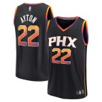 Phoenix Suns mens phoenix suns deandre ayton fanatics black fast break replica player jersey – statement edition Collection | Official Suns Shop