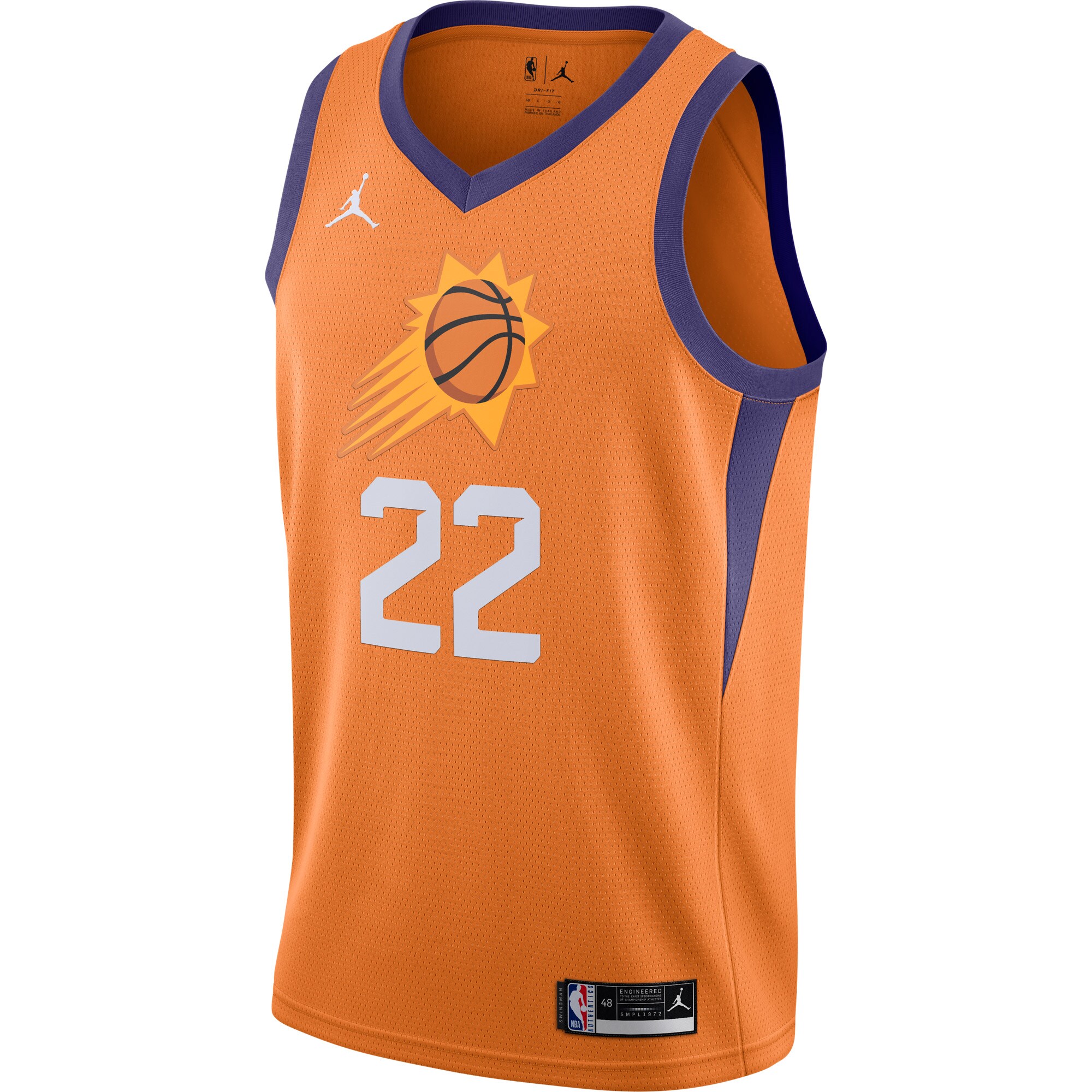 Phoenix Suns mens phoenix suns deandre ayton jordan brand orange 202021 swingman jersey – statement edition Collection | Official Suns Shop