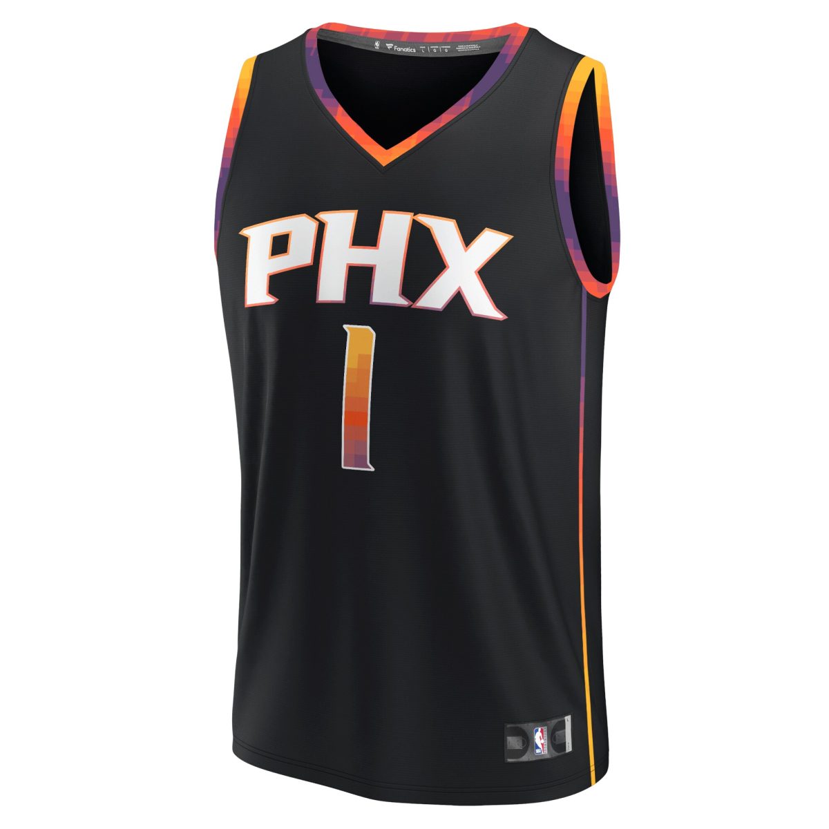 Phoenix Suns mens phoenix suns devin booker fanatics black fast break replica player jersey – statement edition Collection | Official Suns Shop