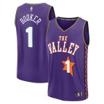 Phoenix Suns mens phoenix suns devin booker fanatics purple 202425 fast break player jersey – city edition Collection | Official Suns Shop