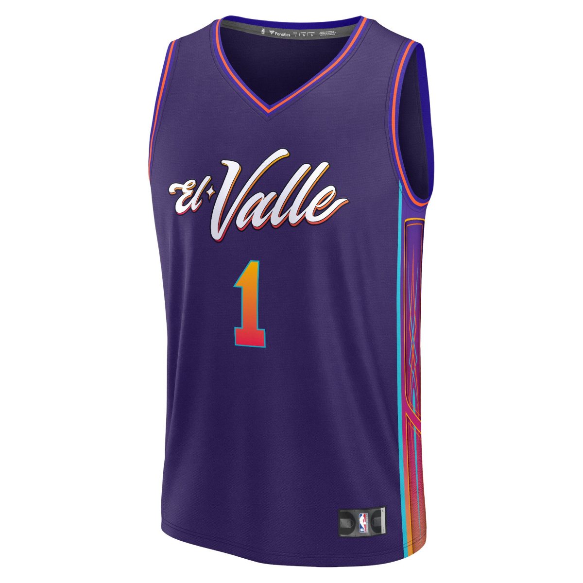 Phoenix Suns mens phoenix suns devin booker fanatics purple fast break jersey – city edition Collection | Official Suns Shop