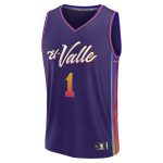 Phoenix Suns mens phoenix suns devin booker fanatics purple fast break jersey – city edition Collection | Official Suns Shop