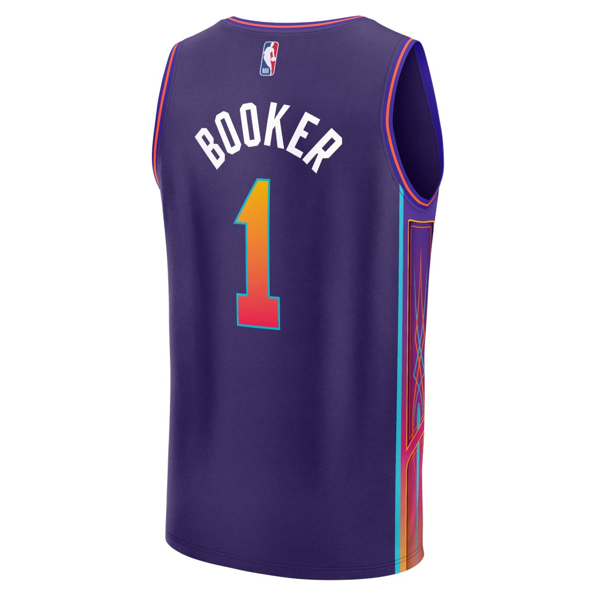 Phoenix Suns mens phoenix suns devin booker fanatics purple fast break jersey – city edition Collection | Official Suns Shop