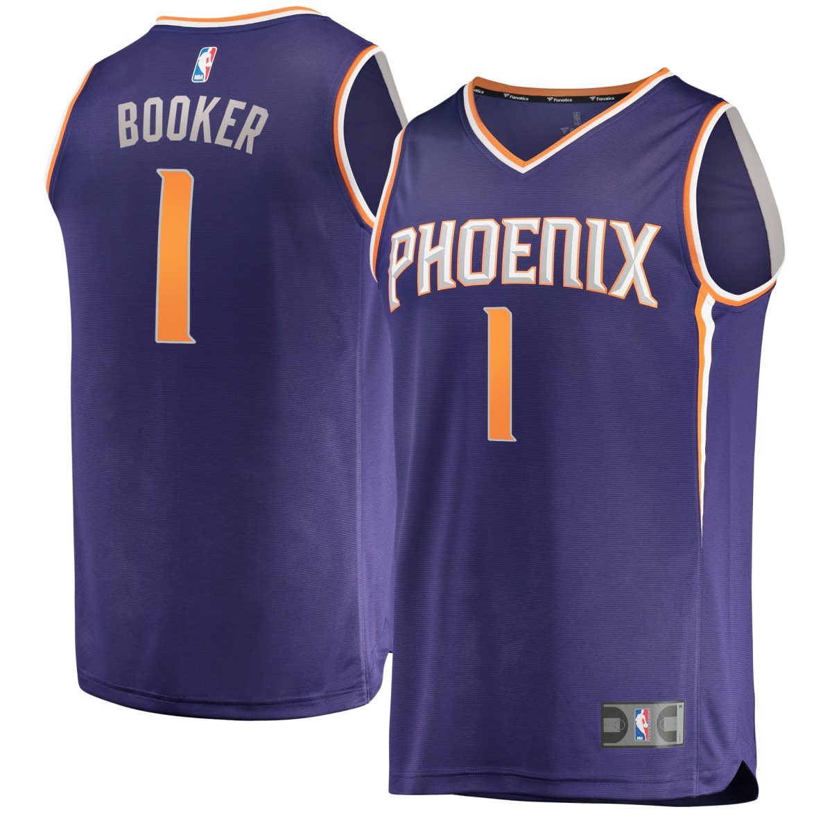 Phoenix Suns mens phoenix suns devin booker fanatics purple fast break replica jersey – icon edition Collection | Official Suns Shop