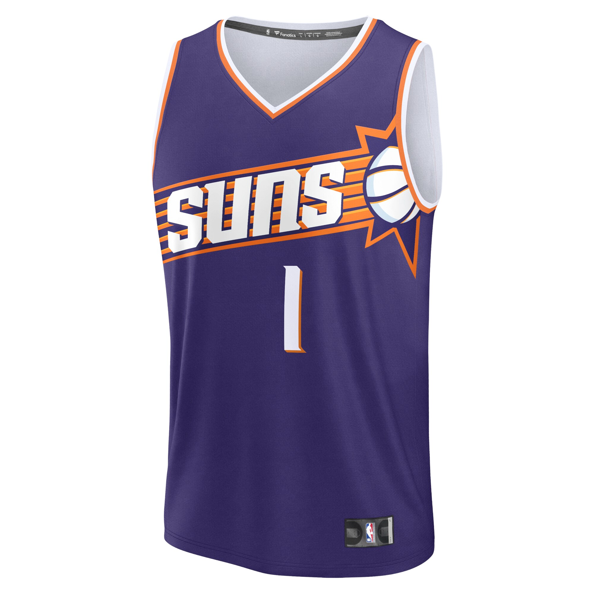 Phoenix Suns mens phoenix suns devin booker fanatics purple fast break replica jersey – icon edition 200133821 Collection | Official Suns Shop