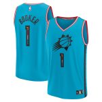 Phoenix Suns mens phoenix suns devin booker fanatics teal fastbreak jersey – city edition Collection | Official Suns Shop