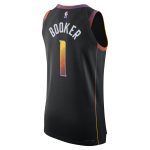 Phoenix Suns mens phoenix suns devin booker jordan brand black authentic player jersey – statement edition Collection | Official Suns Shop