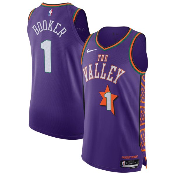 Phoenix Suns mens phoenix suns devin booker nike purple 202425 authentic player jersey – city edition Collection | Official Suns Shop