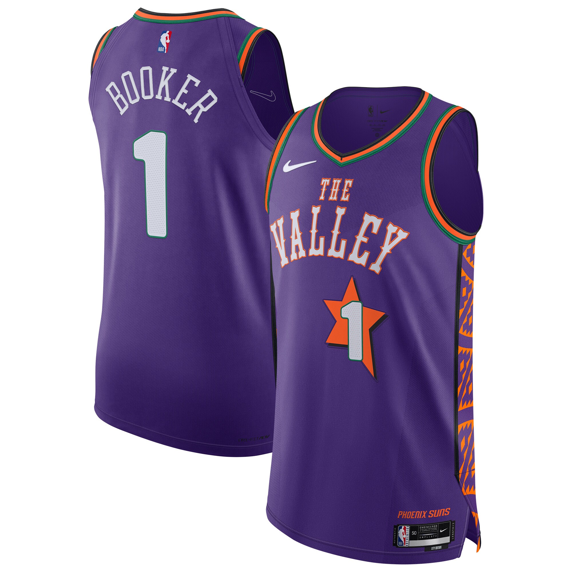 Phoenix Suns mens phoenix suns devin booker nike purple 202425 authentic player jersey – city edition Collection | Official Suns Shop