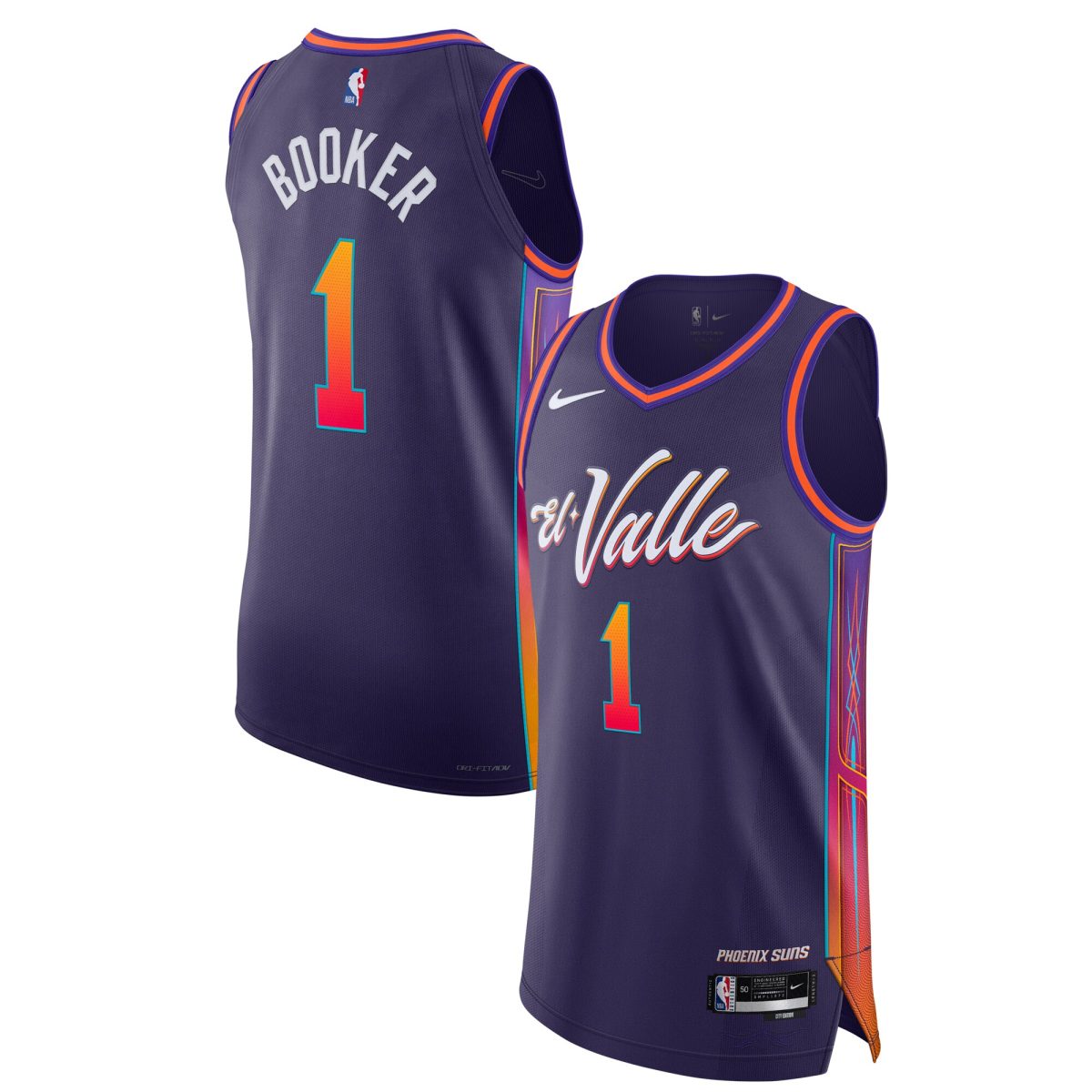 Phoenix Suns mens phoenix suns devin booker nike purple authentic jersey – city edition Collection | Official Suns Shop