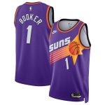 Phoenix Suns mens phoenix suns devin booker nike purple swingman jersey – classic edition Collection | Official Suns Shop