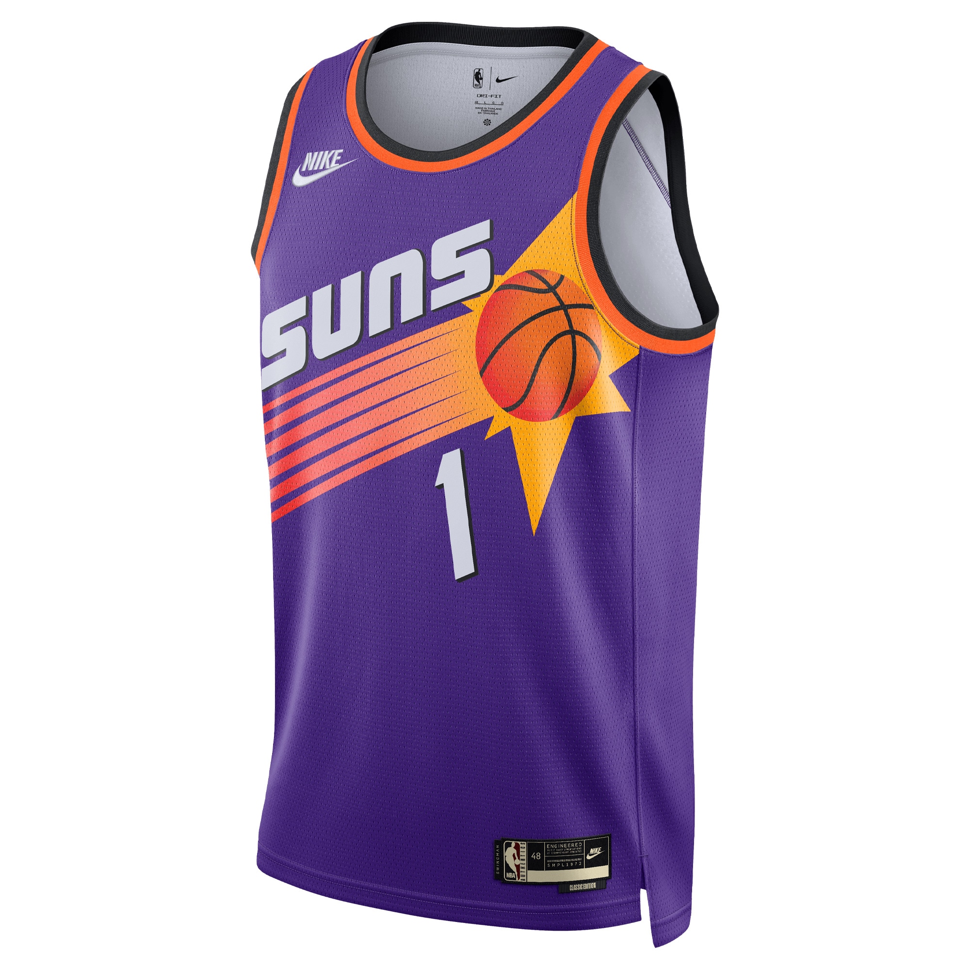 Phoenix Suns mens phoenix suns devin booker nike purple swingman jersey – classic edition Collection | Official Suns Shop