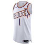 Phoenix Suns mens phoenix suns devin booker nike white authentic jersey – association edition Collection | Official Suns Shop