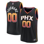 Phoenix Suns mens phoenix suns fanatics black fast break custom replica jersey – statement edition Collection | Official Suns Shop
