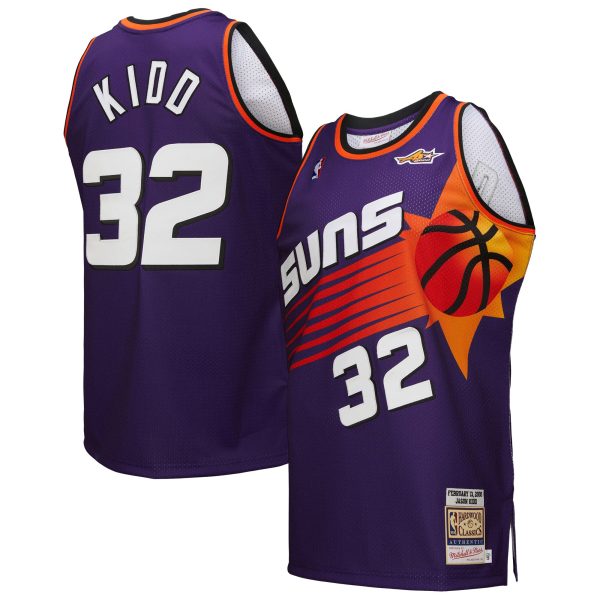 Phoenix Suns mens phoenix suns jason kidd mitchell  ness purple 2000 nba all-star game authentic jersey Collection | Official Suns Shop