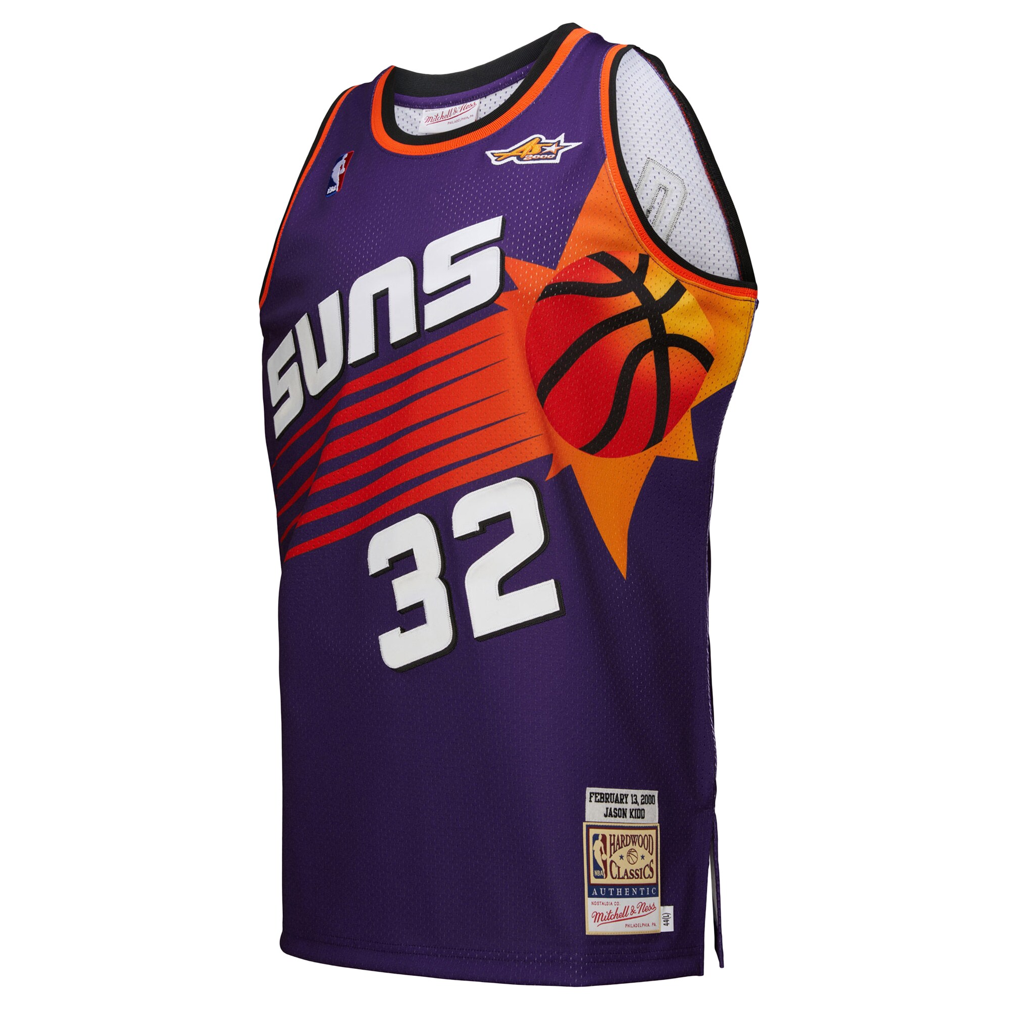 Phoenix Suns mens phoenix suns jason kidd mitchell  ness purple 2000 nba all-star game authentic jersey Collection | Official Suns Shop