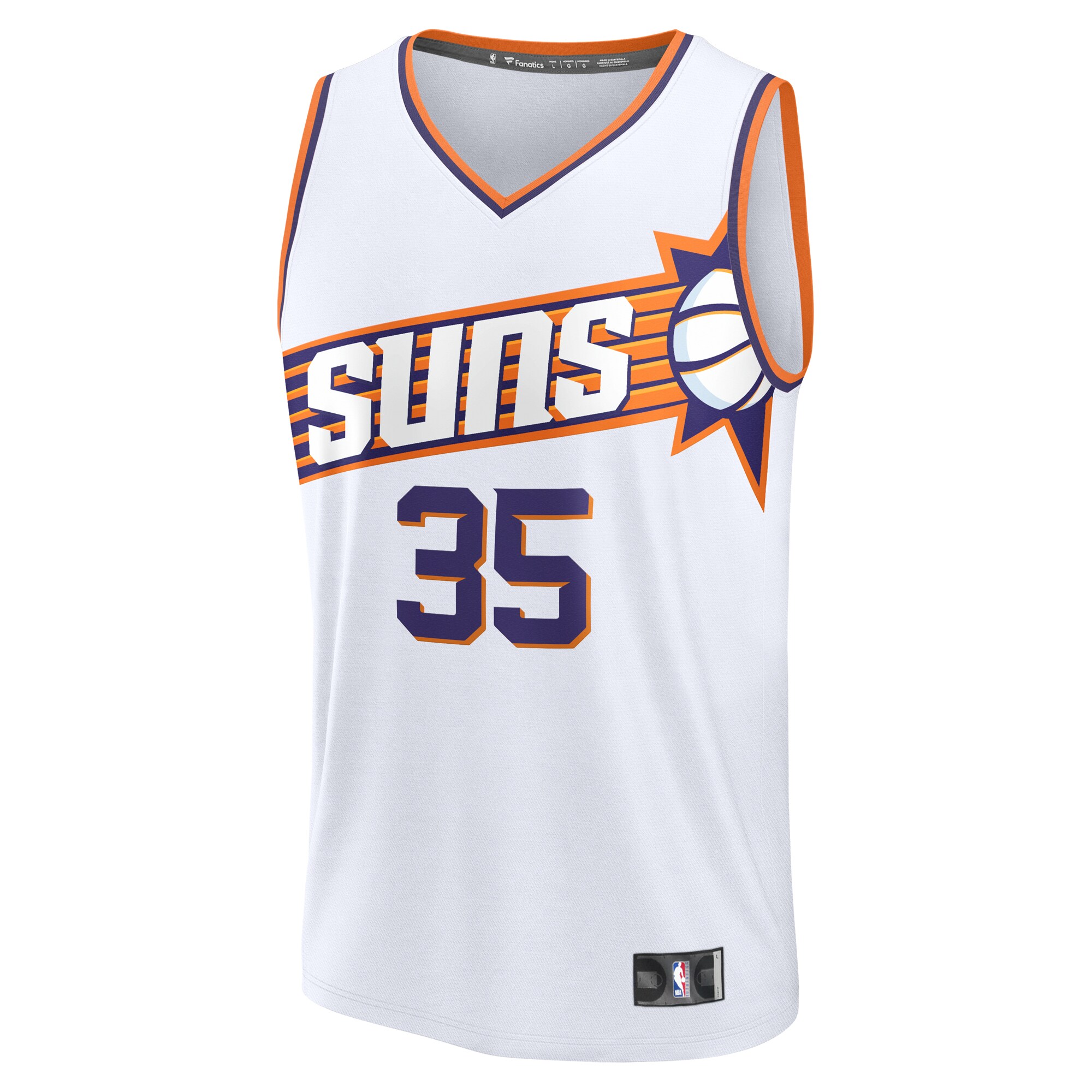 Phoenix Suns mens phoenix suns kevin durant fanatics white fast break replica player jersey – association edition Collection | Official Suns Shop