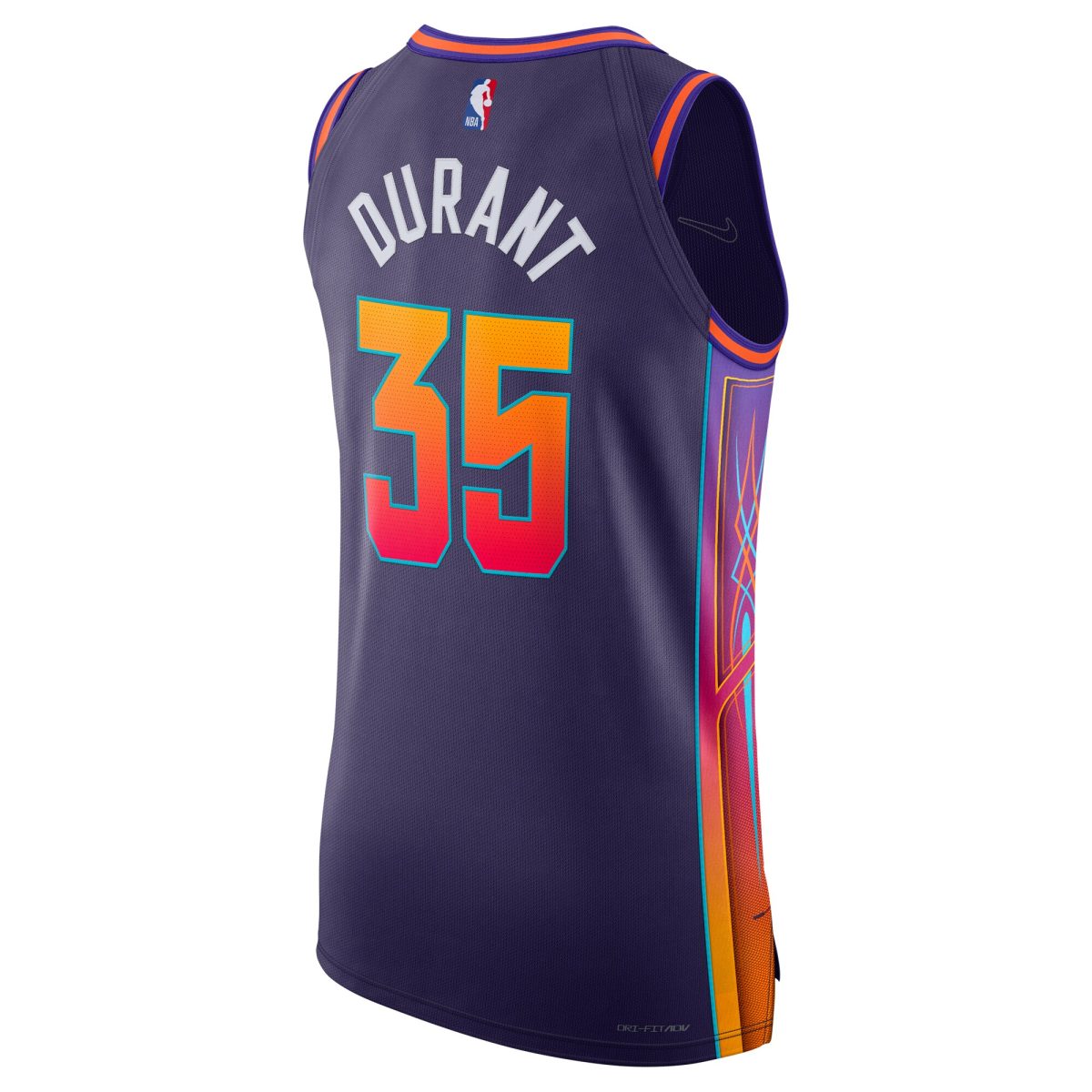 Phoenix Suns mens phoenix suns kevin durant nike purple authentic jersey – city edition Collection | Official Suns Shop