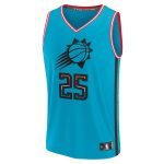 Phoenix Suns mens phoenix suns mikal bridges fanatics teal fastbreak jersey – city edition Collection | Official Suns Shop