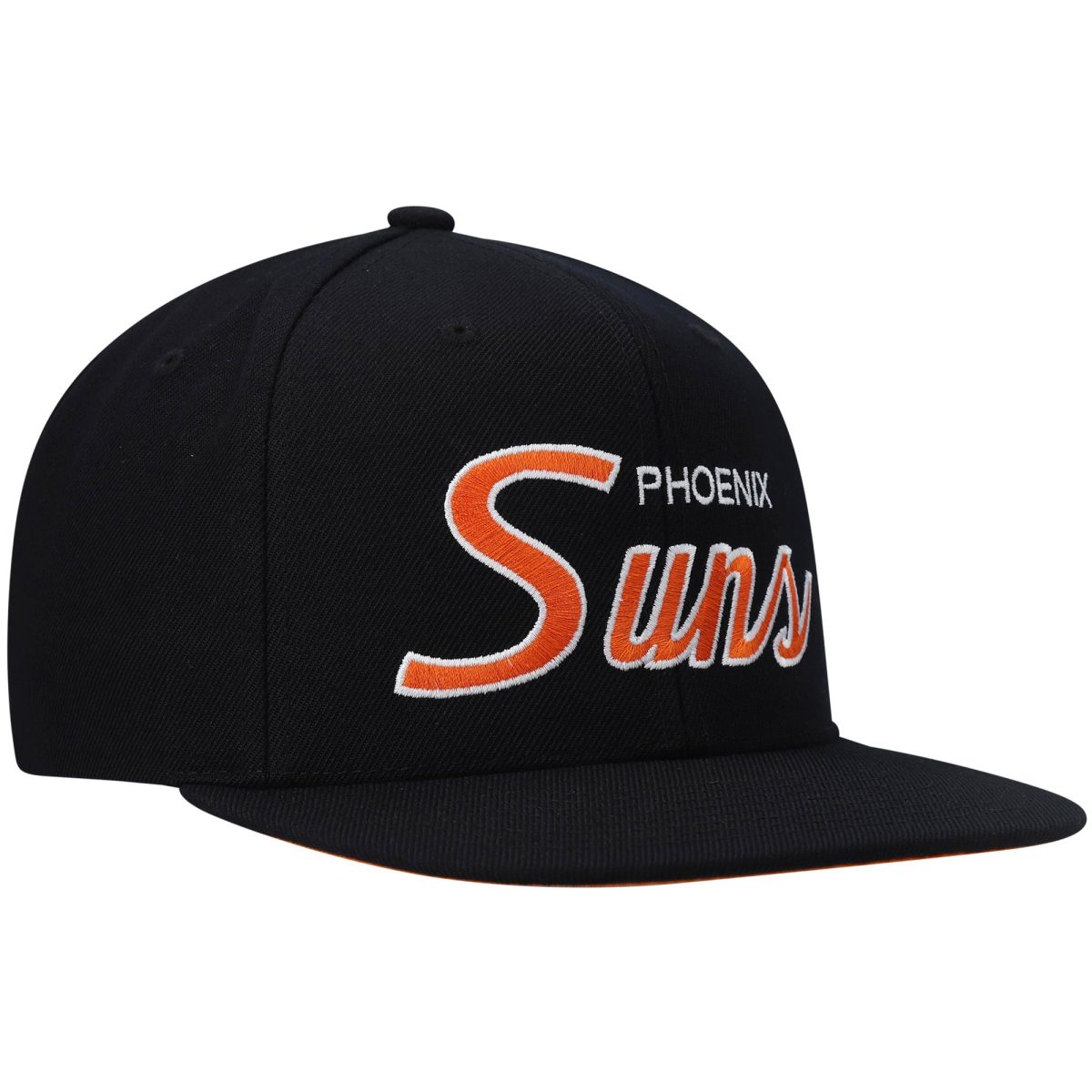 Phoenix Suns mens phoenix suns mitchell  ness black hardwood classics script 2.0 snapback hat Collection | Official Suns Shop