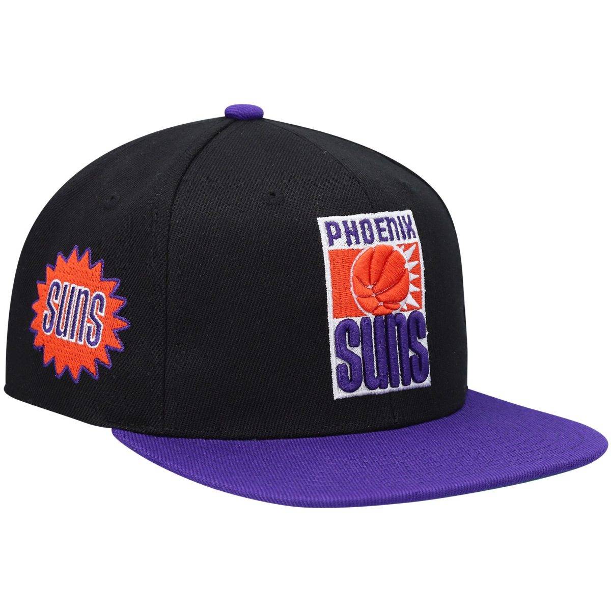 Phoenix Suns mens phoenix suns mitchell  ness blackpurple hardwood classics snapback hat Collection | Official Suns Shop