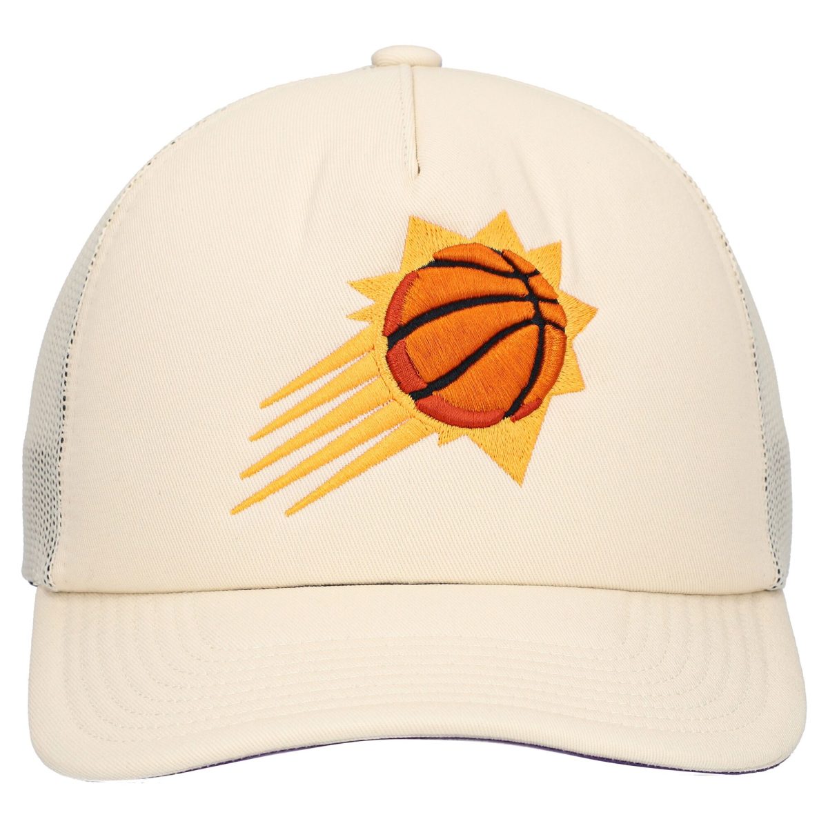Phoenix Suns mens phoenix suns mitchell  ness cream trucker adjustable hat Collection | Official Suns Shop