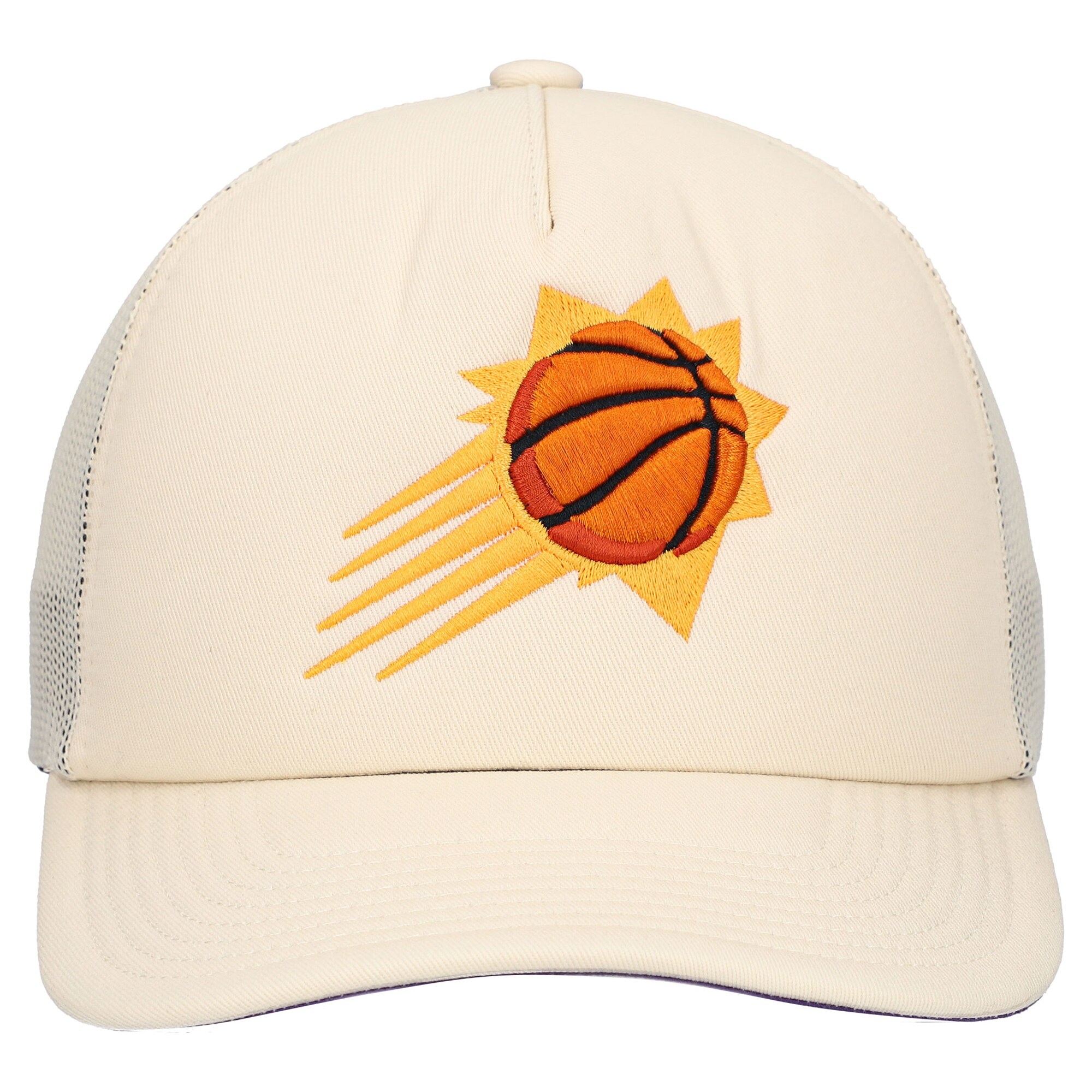 Phoenix Suns mens phoenix suns mitchell  ness cream trucker adjustable hat Collection | Official Suns Shop