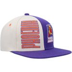 Phoenix Suns mens phoenix suns mitchell  ness creampurple hardwood classics pop snapback hat Collection | Official Suns Shop