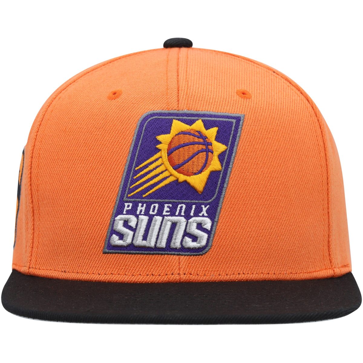 Phoenix Suns mens phoenix suns mitchell  ness orangeblack side core 2.0 snapback hat Collection | Official Suns Shop