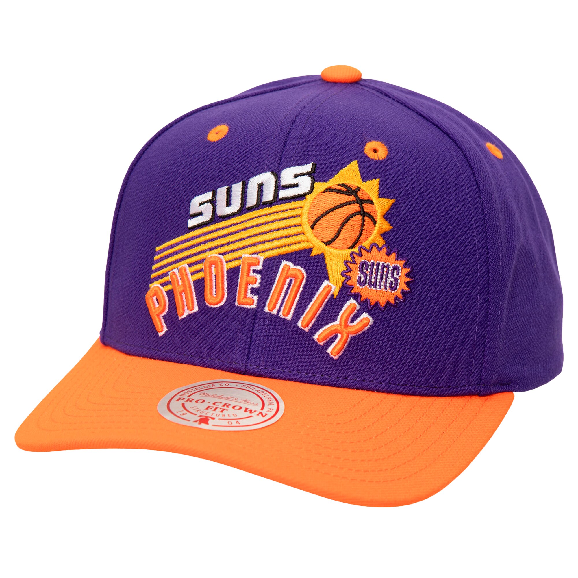 Phoenix Suns mens phoenix suns mitchell  ness purple all in 2.0 pro crown snapback hat Collection | Official Suns Shop