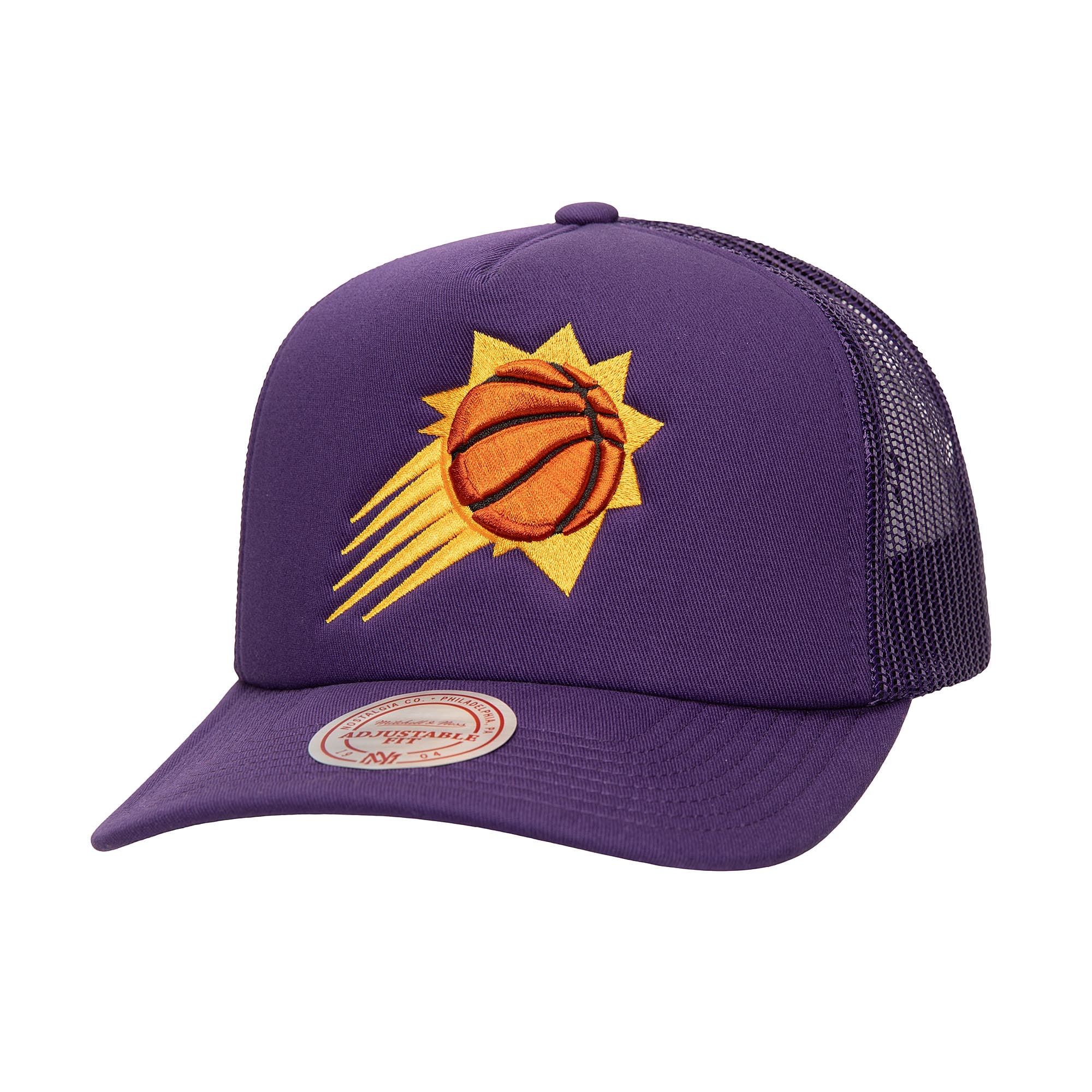 Phoenix Suns mens phoenix suns mitchell  ness purple core evergreen otc trucker adjustable hat Collection | Official Suns Shop