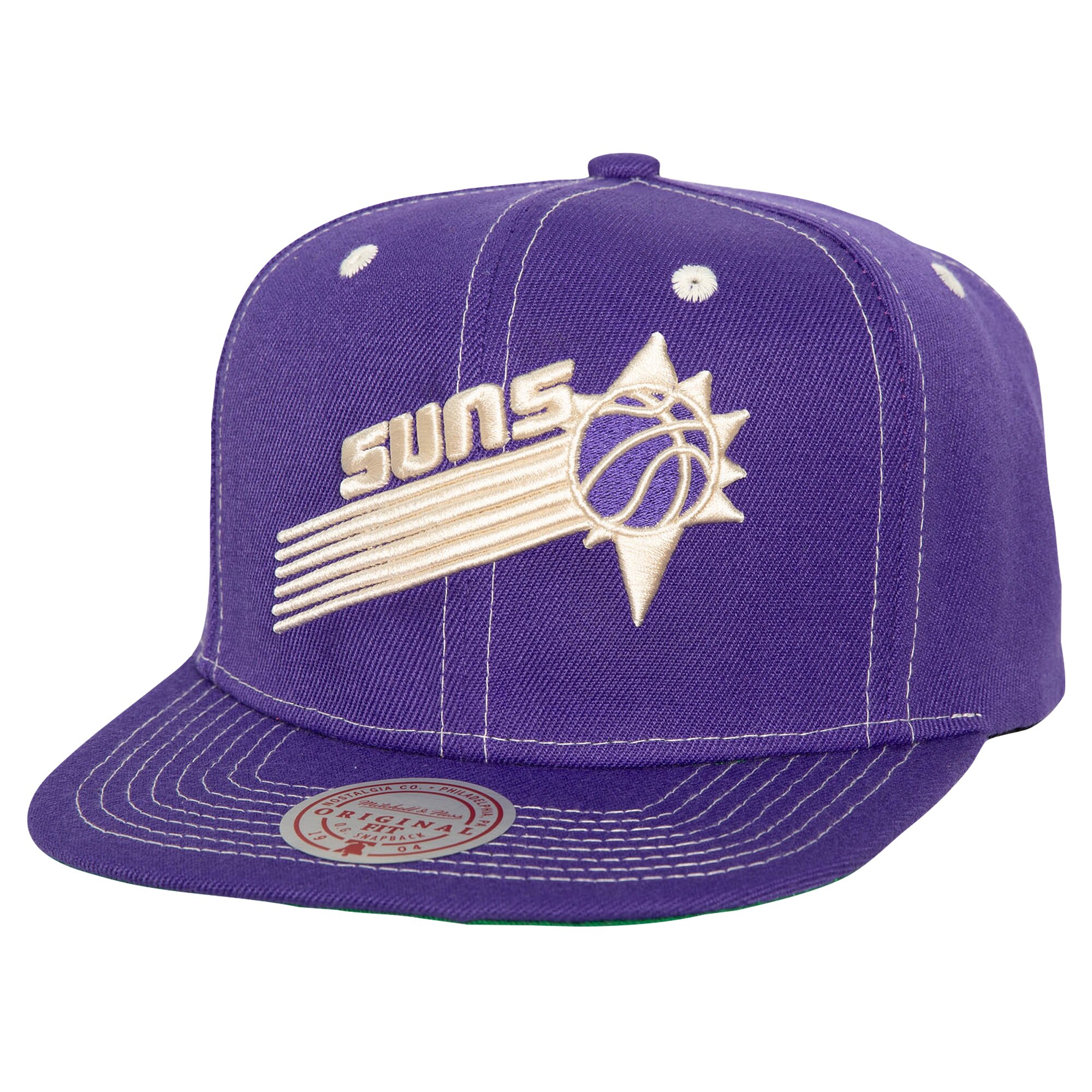 Phoenix Suns mens phoenix suns mitchell  ness purple energy contrast snapback hat Collection | Official Suns Shop