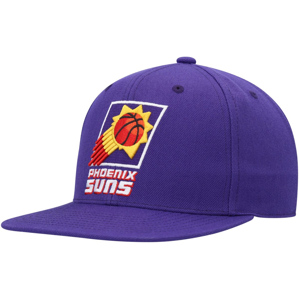 Phoenix Suns mens phoenix suns mitchell  ness purple hardwood classics mvp team ground 2.0 fitted hat Collection | Official Suns Shop