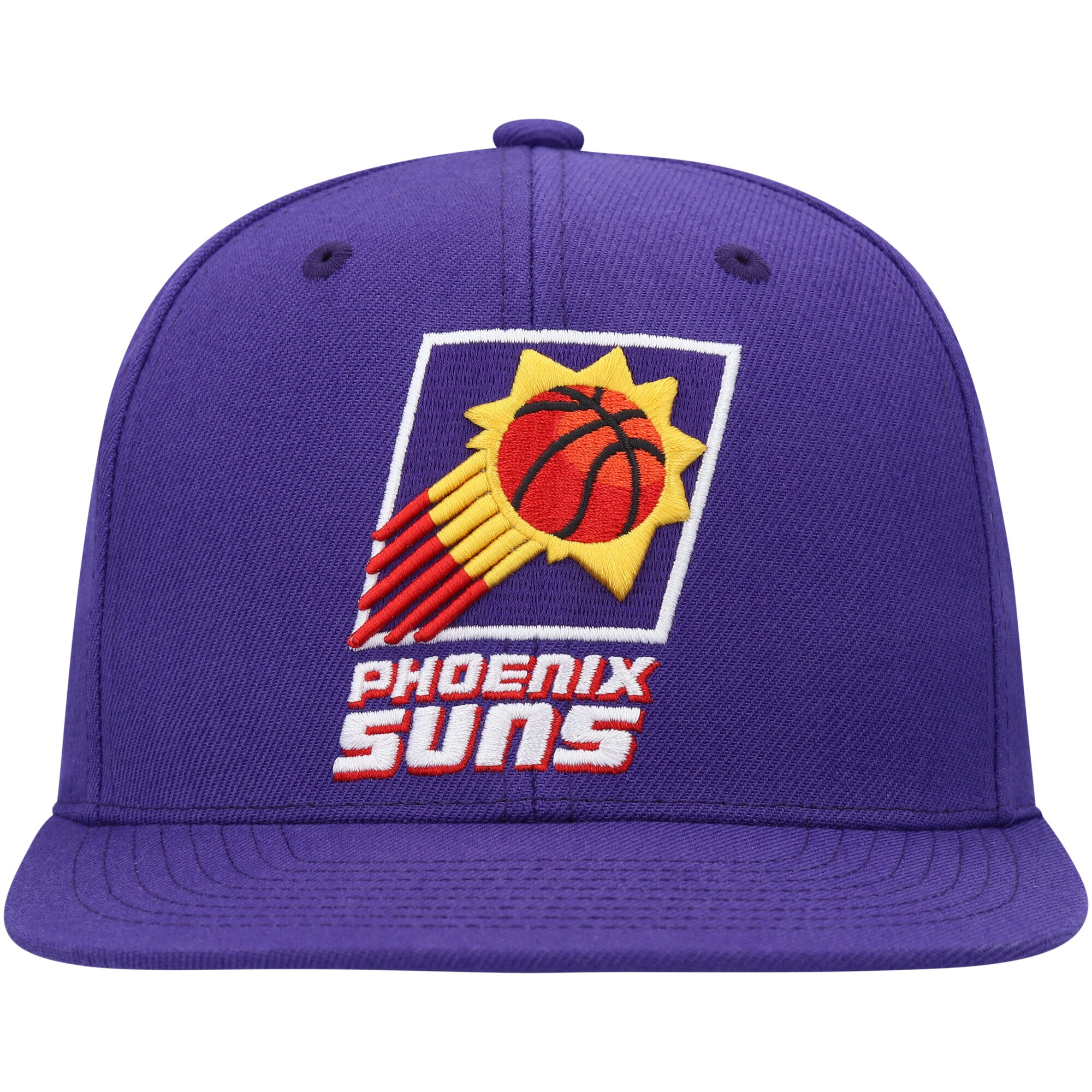 Phoenix Suns mens phoenix suns mitchell  ness purple hardwood classics mvp team ground 2.0 fitted hat Collection | Official Suns Shop