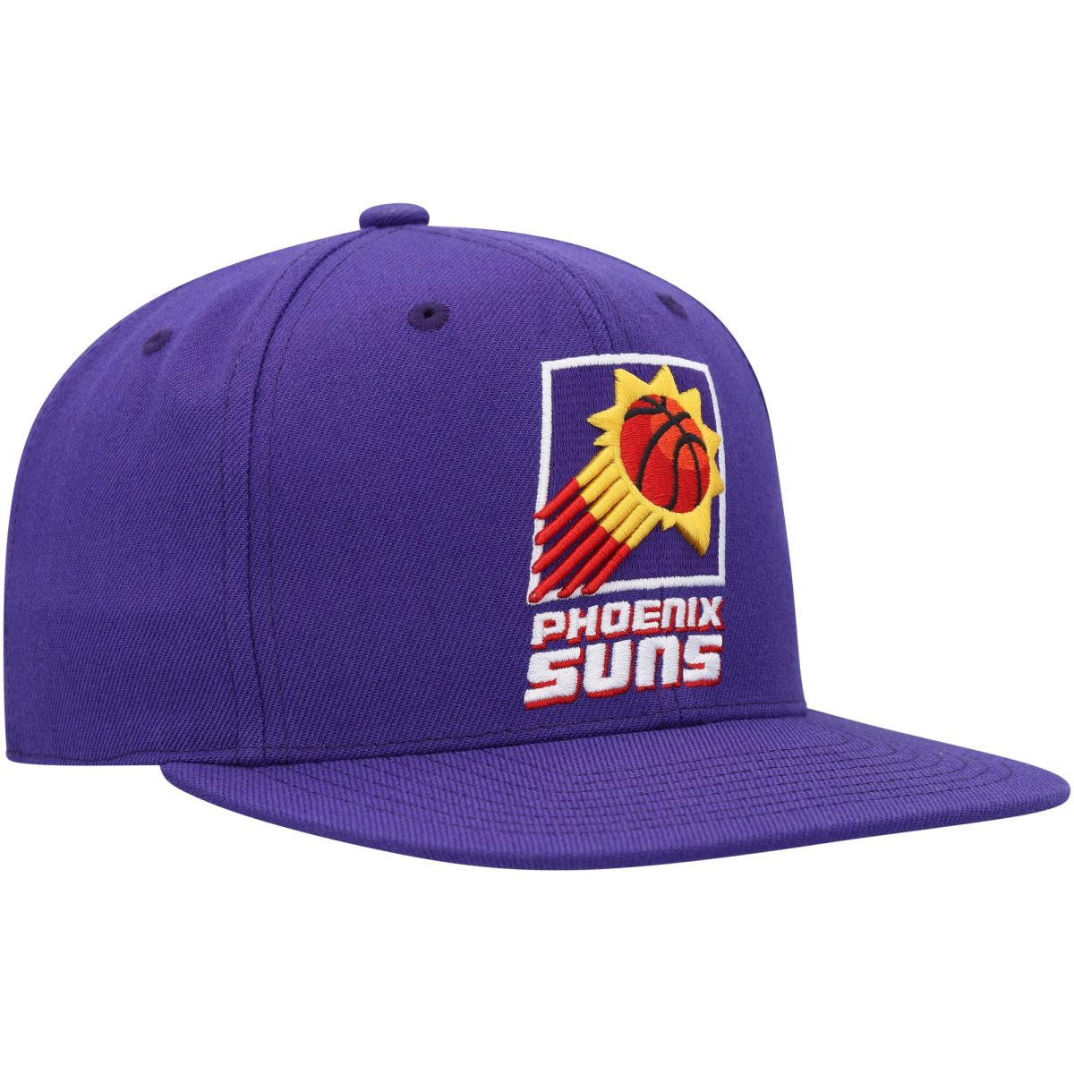 Phoenix Suns mens phoenix suns mitchell  ness purple hardwood classics mvp team ground 2.0 fitted hat Collection | Official Suns Shop