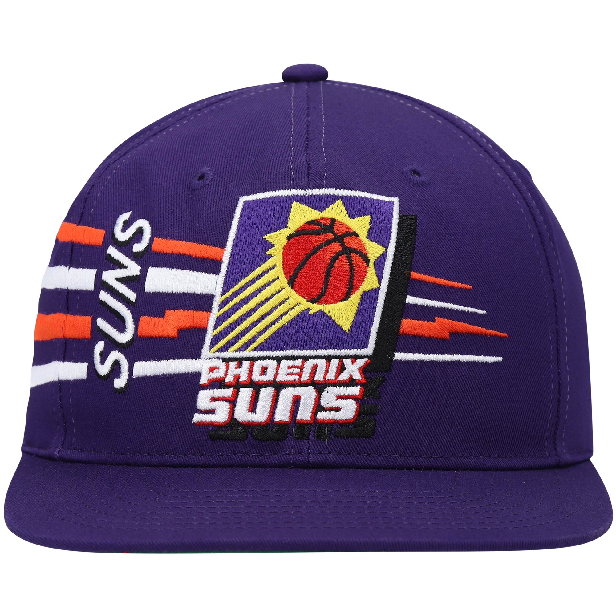 Phoenix Suns mens phoenix suns mitchell  ness purple hardwood classics retro bolt deadstock snapback hat Collection | Official Suns Shop