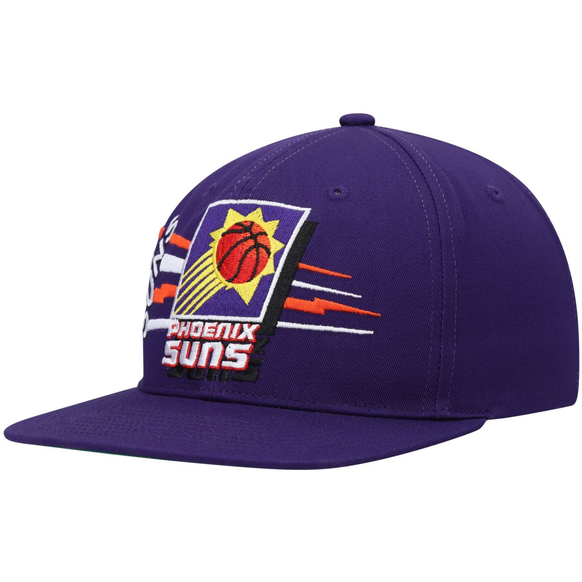 Phoenix Suns mens phoenix suns mitchell  ness purple hardwood classics retro bolt deadstock snapback hat Collection | Official Suns Shop