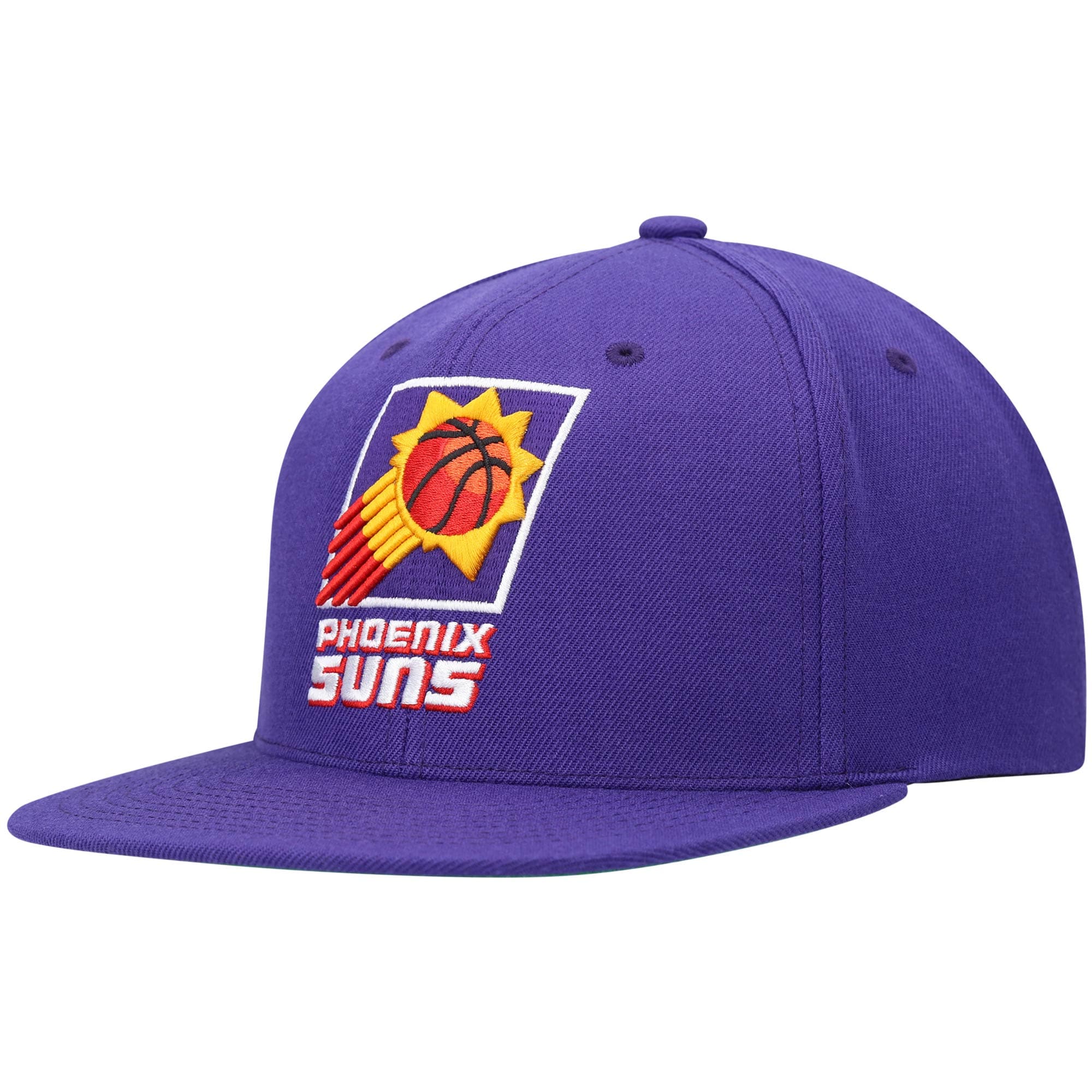 Phoenix Suns mens phoenix suns mitchell  ness purple hardwood classics team ground 2.0 snapback hat Collection | Official Suns Shop