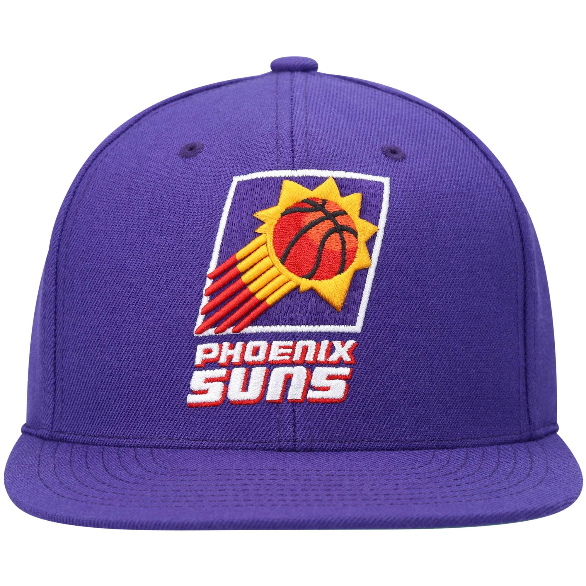 Phoenix Suns mens phoenix suns mitchell  ness purple hardwood classics team ground 2.0 snapback hat Collection | Official Suns Shop