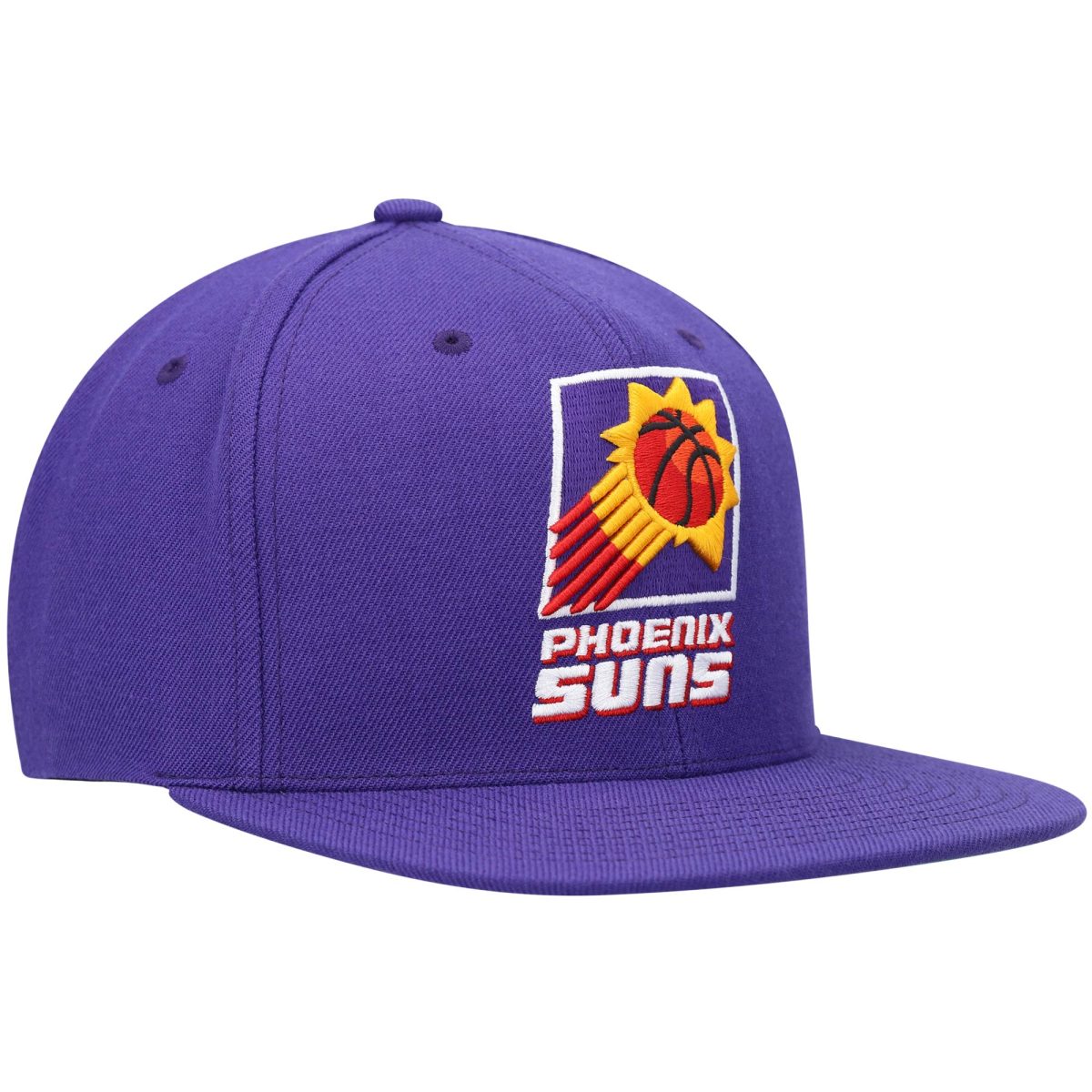 Phoenix Suns mens phoenix suns mitchell  ness purple hardwood classics team ground 2.0 snapback hat Collection | Official Suns Shop
